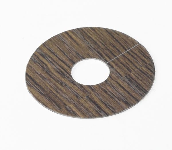 4 x Laser Cut FC57 Bastile Oak Pipe Surrounds/Covers for Laminate Flooring (Can be Used for Natural Floor Covers)