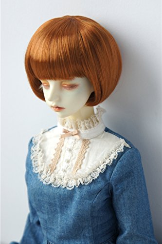 JD256 8-9inch 21-23CM Short BOBO doll wigs 1/3 SD synthetic mohair BJD hair 6 colors available (Ginger)