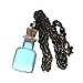 UMBRELLALABORATORY Magical Pixie Necklace Steampunk Fire Kawaii Angel jewelry filled by Glow in The Dark powder