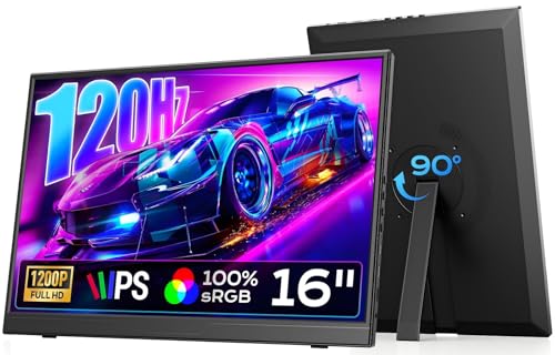 Dopesplay Portable Gaming Monitor 16 inch 120Hz