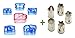 Sandwich Cutter Shapes | by Friendy Home Solutions | Kids Fruit Crust | Durable |11 Piece Set |