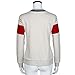 Sunward(TM) Women Sexy Long Sleeve Spell Color Stripes Zipper Tops Shirt (Medium, Beige)