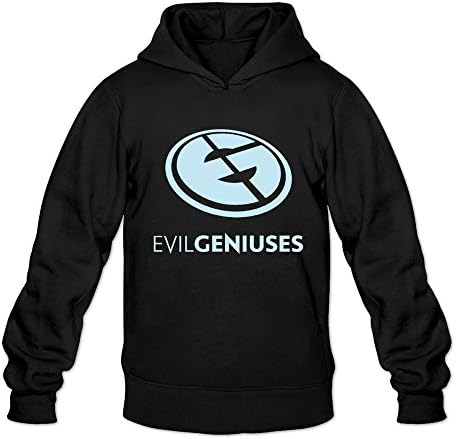 MIANBAO Men's EG Dota 2 Evil Geniuses Asia Hoodies Black