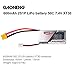 GAONENG 600mAh LiPo Battery Pack 2S 7.4V 50C XT30 Connector for FPV Racing Drone