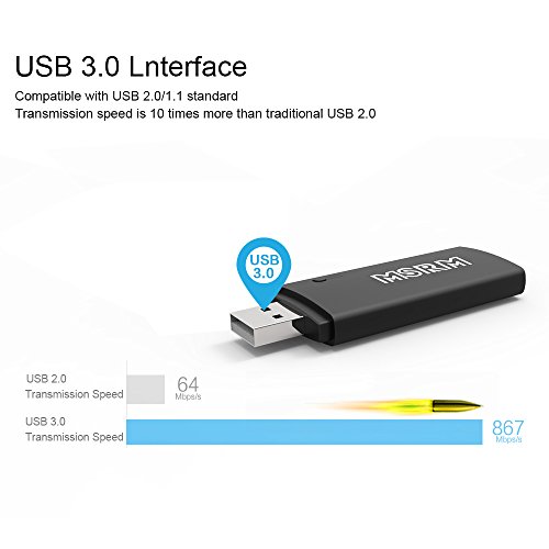 image for GALAWAY 912AC WIFI Adapter 1200Mbps Wireless 2.4/5GHz Dual Band USB Do
