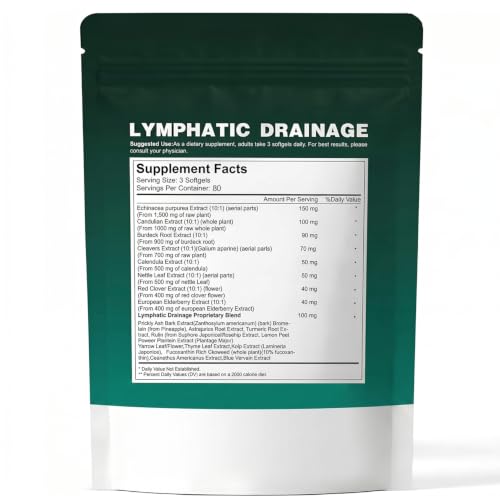 Lymphatic Drainage 240 Softgels
