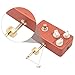 OTraki Z Type Guitar Pedal Connector 4 Pack TS Copper Male Connector Pedal to Pedal Guitar Pedal Coupler, 6.3mm 1/4 Inch Flat Patch for Effect Pedalboard Space Saving, Gold