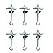 WOHSEROM MoreShow Pack of 6 Ceiling Hook,Toggle Wings for Ceiling Installation Cavity Wall Fixing Ceiling Hook(Length:3.6inch)