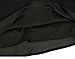 lymanchi Women Chiffon Cut Out Cold Shoulder Summer Trumpet Sleeve Spaghetti Straps Dress Top Black L