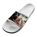 Hawaii Slippers Angel and Demon Fantasy Love