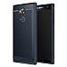 Sony Xperia XA2 Ultra Phone Case, MoKo Soft Lightweight TPU Bumper Cover Carbon Fiber Design Anti-Scratch Slim Back Panel Shock Aborsption Cellphone Shell for Sony Xperia XA2 Ultra 6 Inch, Indigo