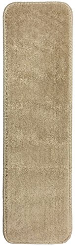 Comfy Stair Tread Treads Indoor Skid Slip Resistant Carpet Stair Tread Treads Machine Washable 8 ½ inch x 30 inch (1 Piece, Dark Cream) - Thumbnail 7