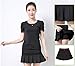 LANBAOSI Women's Boufancy Short Dress High Waist Pleated Tennis Skirts