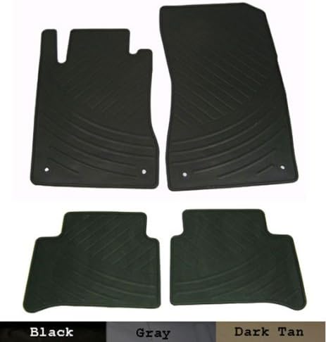 Mats4Less Exact Fit Floor Mats for 02-08 Mercedes E Class W/S 211 4 Pcs Set Black