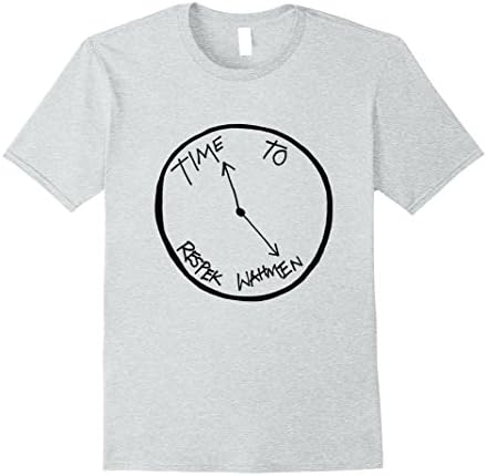 Mens Time To Respek Wahmen T-Shirt Medium Heather Grey