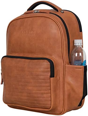Kenneth Cole On Track Pack Vegan Leather 15.6” Laptop & Tablet Bookbag Anti-Theft RFID Backpack for School, Work, Travel 8 Kenneth Cole On Track Pack Vegan Leather 15.6” Laptop & Tablet Bookbag Anti-Theft RFID Backpack for School, Work, Travel