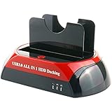 WANLONGXIN WLX-875U3-US USB 3.0 to SATA IDE Dual Slots Hard Drive Docking Station for 2.5 3.5 Inch IDE SATA I/II/III HDD SSD