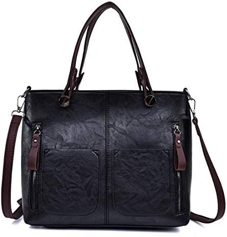 Mynos Womens Handbag Shoulder Bags for Women PU Leather Tote Bag Vintage Crossbody Bag