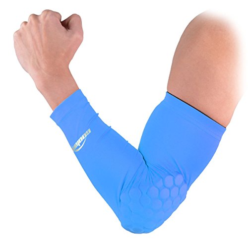 COOLOMG Pair Youth Adult Compression Padded Basketball Shooter Sleeve