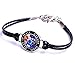 Millefiori Smart Unique Black Lolly Bracelet, Made of Authentic Murano Glass, Italian Design