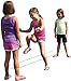 Chinese Jump Rope for Kids - Elastic Fitness Game - Knotted Loop - by B&D Supply (Turquoise, 8 Foot (Single))