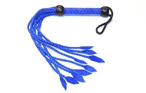 Quality Hand Made Cat O' 9 Tails Suede Leather Bondage Flogger/whip - Thumbnail 4