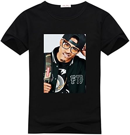 DIYtshirt August Alsina T-Shirt, Custom Women's Classic 100% Cotton T-Shirt with August Alsina (Small)