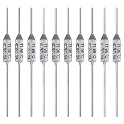 ALLECIN 10PCS 99 Degrees Celsius Thermal Fuse 10A