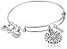Alex and Ani 2016 Snowflake Expandable Wire Bangle Charm Bracelet