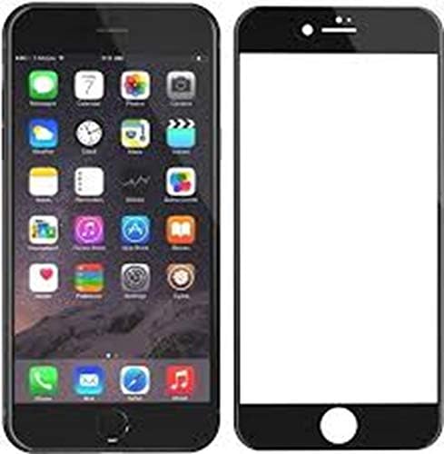 GLAZU 6D Black Tempered Glass for iPhone 6 Plus/ 6s Plus/ 7 Plus/8 Plus (Pack of 2)