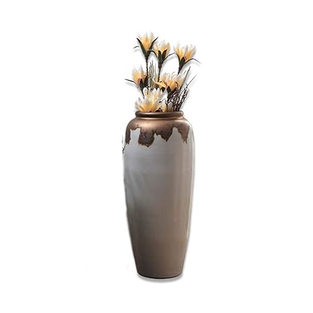 Gaoli Floor Standing Ceramic Flowerware Modern Minimalist Clay
