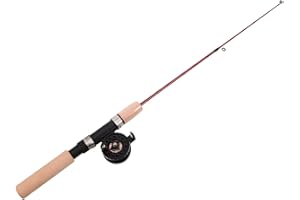 FUNOMOCYA Telescopic Ice Fishing Rod and Reel Combo Set, Ultra-Short Portable Spinning Pole with EVA Handle