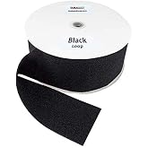 DuraGrip&reg; Brand - 4" Black Loop Sew-On | Loop Side Only, Hook Side Sold Separately