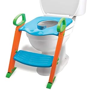 Potty Training Seat Toilet w/Step Stool Ladder & Splash Guard, Toddlers Trainer w/Handles. Sturdy & Foldable. Non-Slip…