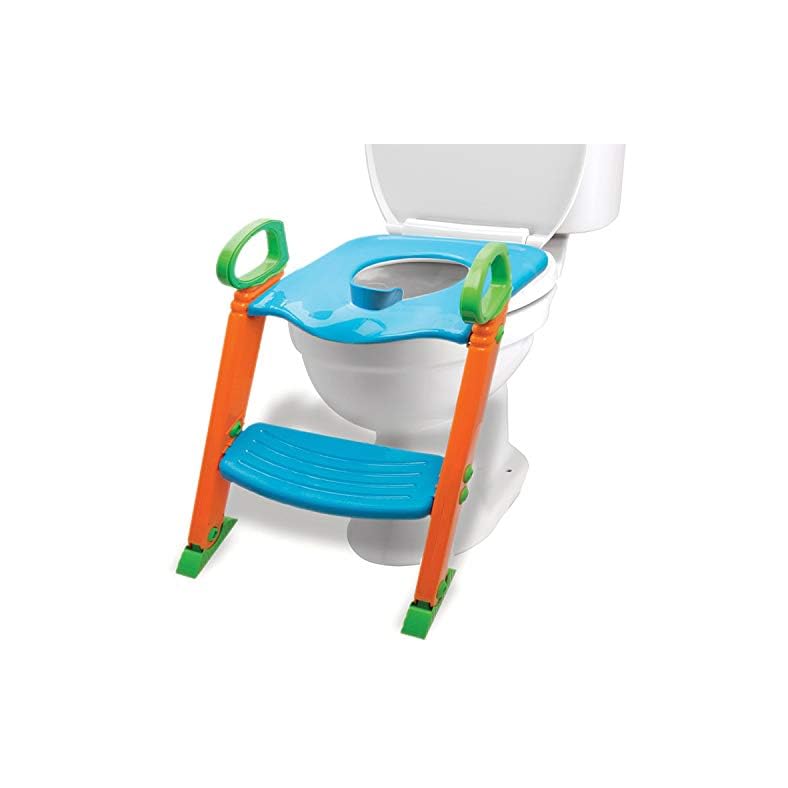 Potty Training Seat Toilet w/Step Stool Ladder & Splash Guard, Toddlers Trainer w/Handles. Sturdy & Foldable. Non-Slip…