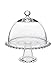 Godinger Cake Stand, Cake Platter, Pastry Stand, Pastry Platter, Dessert Stand with Cover, Easton 10.5in