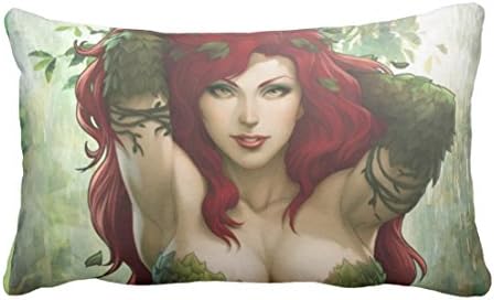 Nevin Moore Hot Sale Custom Poison Batman Comics Sexy Villain Zippered Cute Sofa Cushion Waist Pillow Cover Cotton Duplex Print 16X24Inch