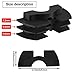 Gejoy 6 Piece Rubber Vibration Dampers Compatible with Xiaomi M365 Avoid Damping Rubber Electric Scooter Replacement Part Accessory