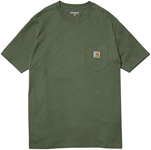Amazon Co Jp カーハート Tシャツ Carhartt Wip S S Pocket T Shirt 0291 Dollar Green オリーブ 服 ファッション小物