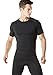 Tesla TM-MUB03-KLB_Large Men's Short Sleeve T-Shirt Cool Dry Compression Baselayer MUB03