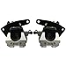 Zinger Front Brake Caliper Set(Left&Right) w/Pads for Yamaha Banshee 350(1990-2006)|Raptor 660(2002-2005)| Warrior 350(1989-2004)|Suzuki ATV Ozark LT-F250(02-09,2012)|Grizzly 350 400 450|Big Bear 250