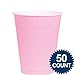 Big Party Pack New Pink Plastic Cups, 12 Oz., 50 Ct.