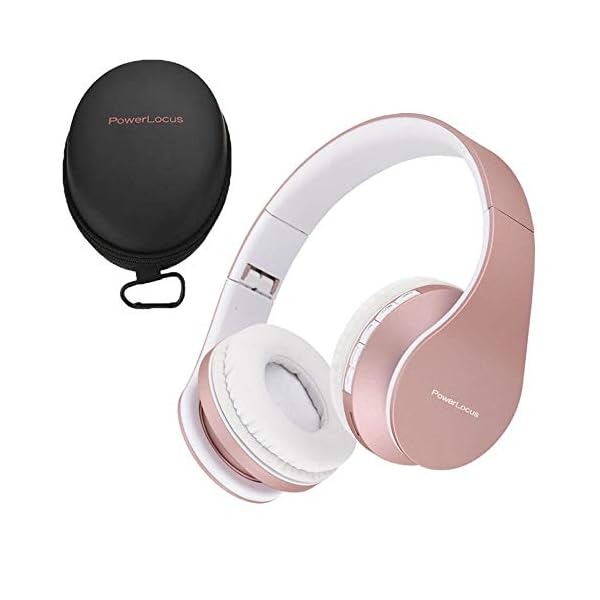 PowerLocus-Wireless-Bluetooth-Over-Ear-Stereo-Foldable-Headphones-Wired-Headsets-Noise-Cancelling-with-Built-in-Microphone-for-iPhone-Samsung-LG-iPad-Rose-Gold PowerLocus Wireless Bluetooth Over-Ear Stereo Foldable Headphones, Wired Headsets Noise Cancelling with Built-in…