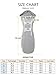JayJay Casual Active V-Neck Pullover Lightweight Jersey Sleeveless Hoodie Midi Dress With Kangaroo Pocket
