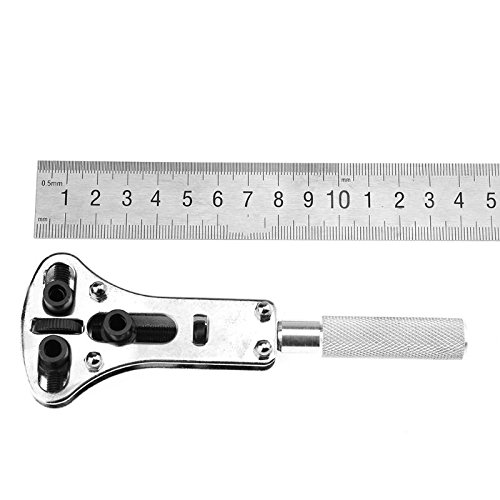 UTP Watch Repair Tool Kit Watchmaker Back Case Opener Wrench Cover Remover Adjustable Watch Back Case Wrench Opener Repair Screw