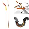 Kylewo 2 STKS Haarklomp Tool, Anti-klomp Tool voor Riool – Wezel tool voor het elimineren van haar verstopping drains