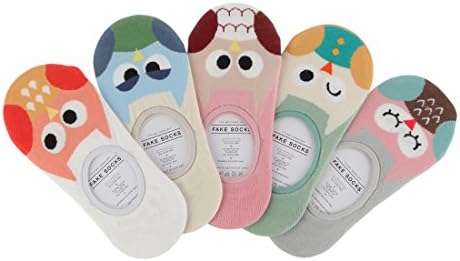 Women Casual Animal Funny No-show Liner Socks