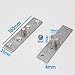 TamBee Pivot Hinge Rotating Door Hinge 360 Degree Hinges Small Cabinet Pivot Hinges - 304 Stainless Steel, 360 Degree Rotating - Cabinet Cupboard Upgrade 2PCS(100mm)