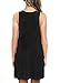 Casual Loose Summer Dresses Cotton Beach Dress Mini Sundress Swimwear Bikini Coverups Size L Black