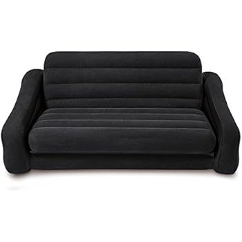 Intex Pull-out Sofa Inflatable Bed, 76" X 87" X 26", Queen